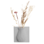 Raam vaasjes met droogbloemen