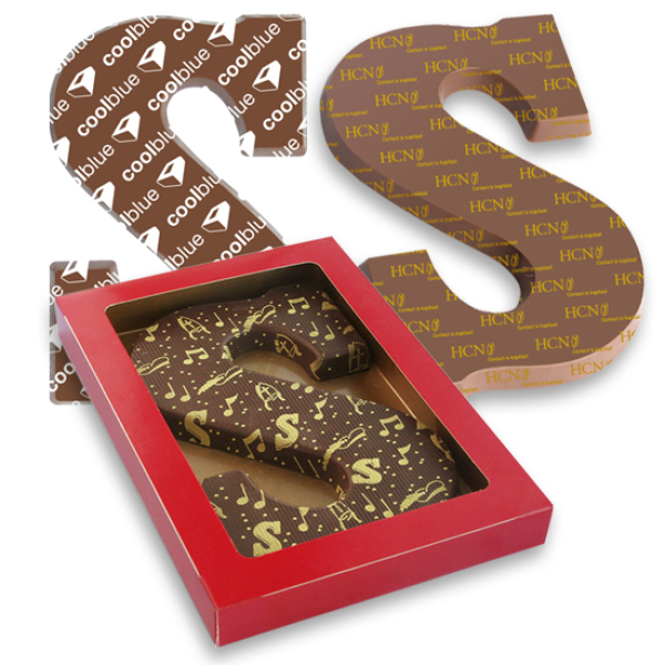 Transfer chocolade letter